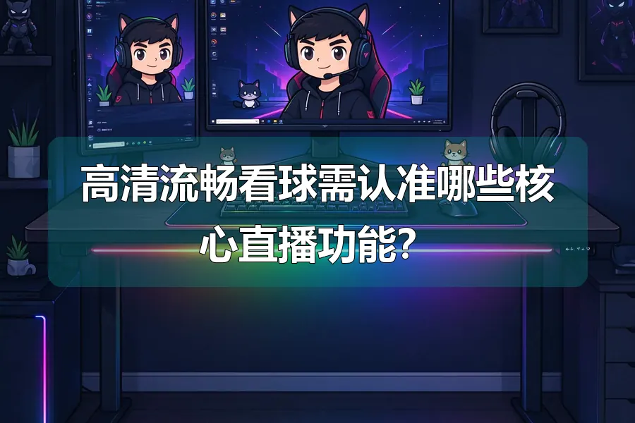 高清流畅看球需认准哪些核心直播功能？